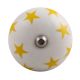 Yellow Star Ceramic Wine Stopper (Pack Of One Piece)